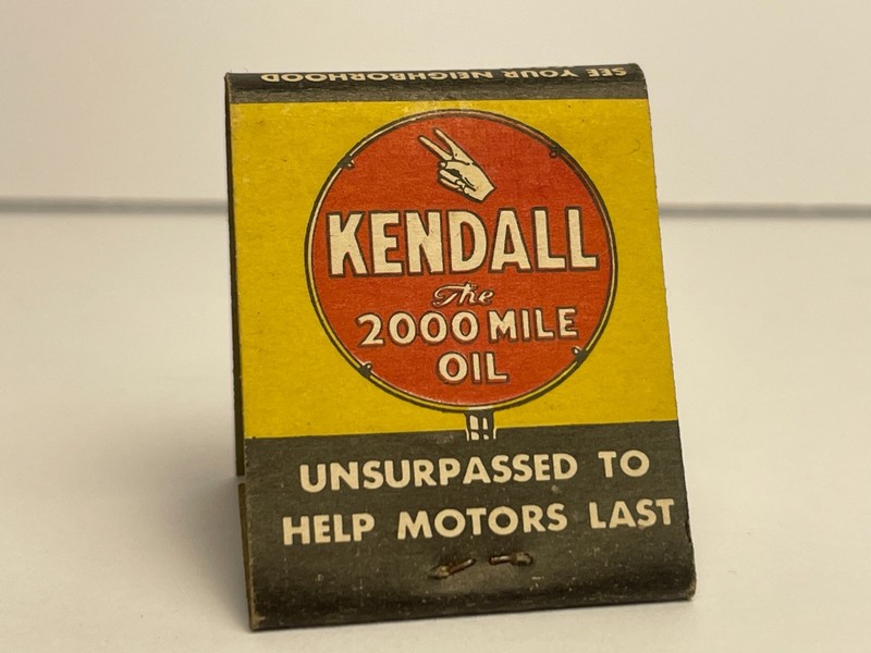 Vintage Snavely’s Farm Service Matchbook New Holland PA Kendall Motor Oil - NOS