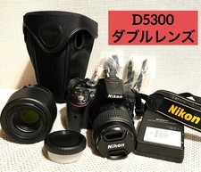 Nikon D5300 Digital SLR Camera with 2 Telephoto Lenses 【NEW】