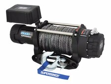 Superwinch 1515001 Tiger Shark 15000SR 12V DC Winch 15,000lb/6804kg Synthetic