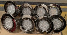 8 Stück LED Einbauspots Verchromt