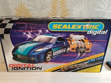 brand new  Digital Ignition SCALEXTRIC SET + Various other elements nissan rare