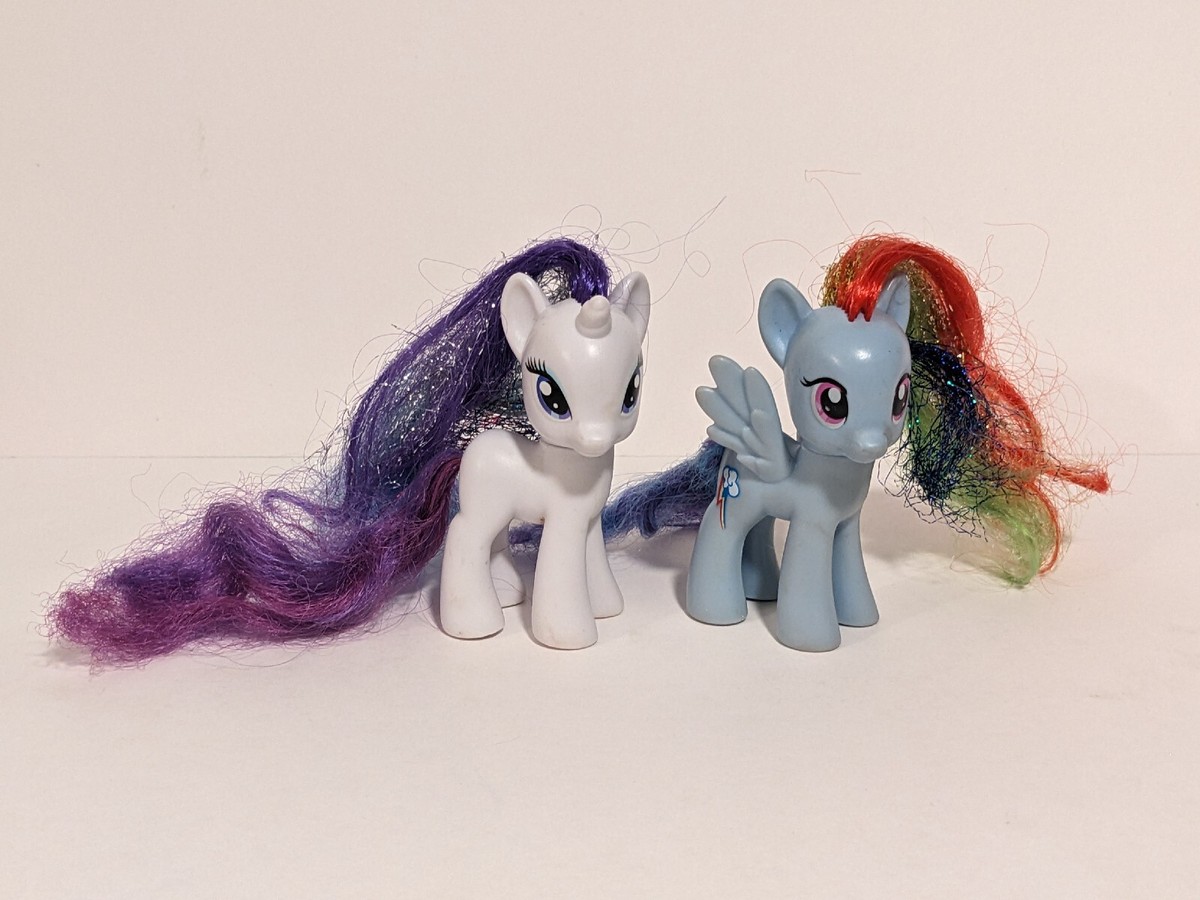 マイリトルポニー　ハズブロ　G4 Tinsel Hair ティンセルヘアー My Little Pony G4 Rainbow Dash Brushable Toy Tinsel Hair | eBay