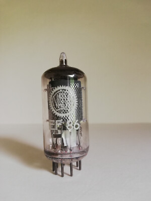 1x EF86 VALVO Label, Vacuum tube, Röhre, tested