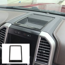 Center Console Storage Box Cover Trim Frame For Ford F150 2015 Black Wood Grain Center Console Storage Box Cover Trim Frame For Ford F150 2015 Black Wood Grain