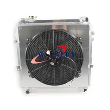 Alu Radiator + Shroud Fan For 88-95 Toyota Pickup 4Runner SR5/DLX 3.0L V6 AT/MT