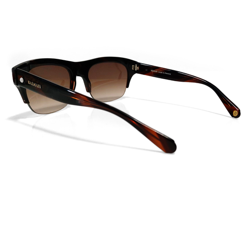 Lunettes de remise soleil marron dégradé tortue Balmain Paris BL 2010 002 (0339)
