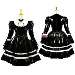 PVC Femdom sissy maid dress lockable cross dressers Tailor-made | eBay