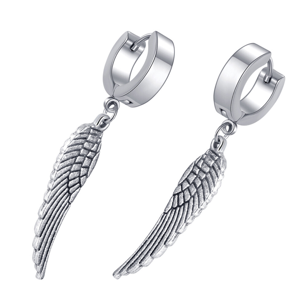 Men's Hip Hop Hoop Earrings - Stylish Urban Jewelry for Men