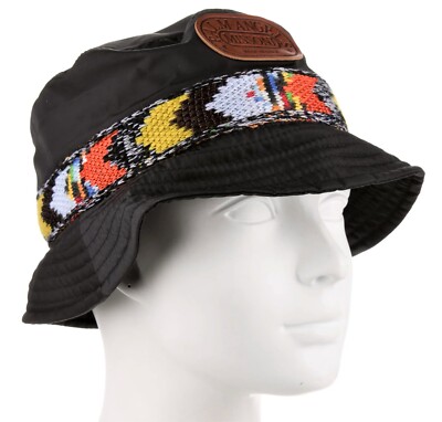 PALM ANGELS x MISSONI Men's 'Logo Heritage Bucket' Hat Made in