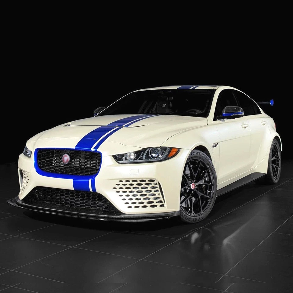 Kit de rayas calcomanías deportivas estilo carreras SV Project 8 para Jaguar XE X760 2015-2024 Foto 2 de 4