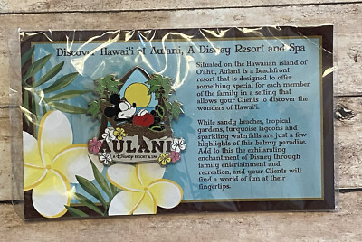 Disney Discover Hawaii At Aulani Resort and Spa Pin On Card Travel Agent Series