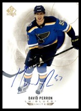 2020-21 UD SP Authentic Limited Auto #78 David Perron