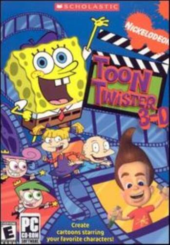 Nickelodeon Toon Twister 3-D PC CD Kinder erstellen eigene Cartoons Charaktere TV-Spiel! - Bild 1 von 1