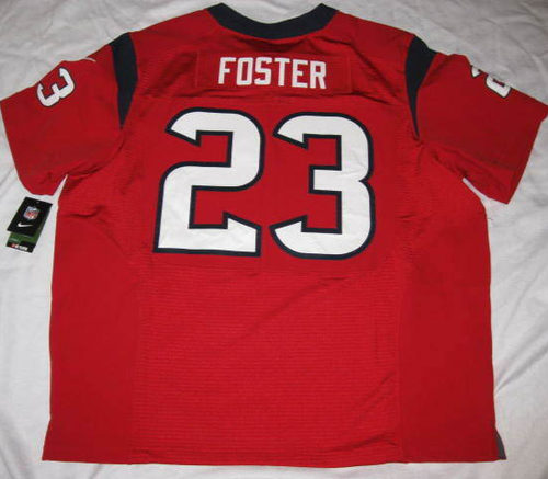 Arian Foster Houston Texans Men's 2014 Red SIze 60 Nike Elite Authentic Jersey - Picture 2 of 5