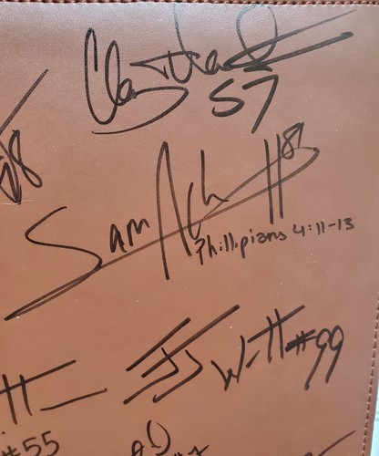 LOTT Impact Trophy Winners Album Signed JSA JJ Watt Lott Matthews Munoz Yary + 6 - Picture 3 of 9