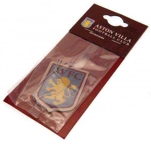 Aston Villa FC SINGLE Pack Air Freshener Official Merchandise NEW UK