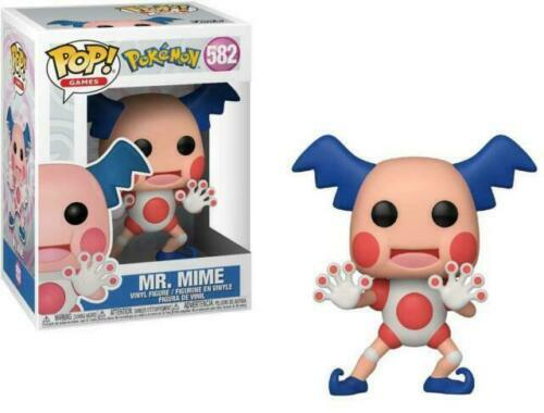 POKEMON MR MIME 3.75"" POP VINYL FIGURE POP GAMES FUNKO 582 BRAND NEW UK SELLER