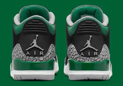 Nike Air Jordan 3 Retro Pine Green Black Sneakers OG 398614