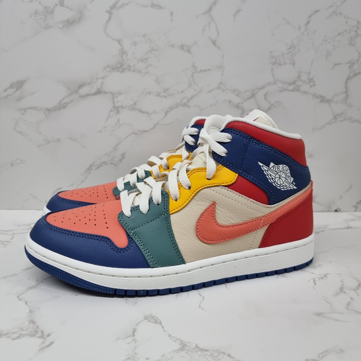 Nike Air Jordan 1 Mid SE Multi-Color Trainers (DN3738 400
