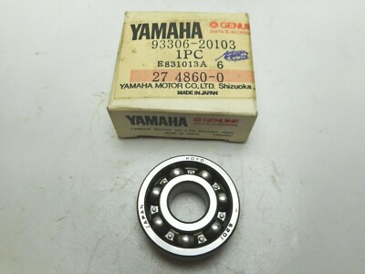 YAMAHA small lug 旧タイプ ヤマハ スモールラグ 12個セット Radlager vorne 6201 93306-20103 (12x32x10) / Bearing Front Wheel