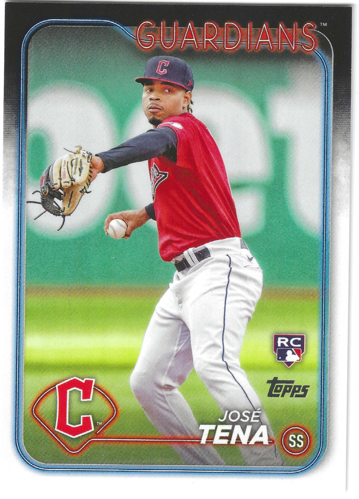 2024 Topps Series 2 - #678 Jose Tena (RC) Cleveland Guardians Rookie