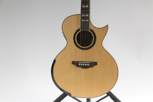ZUWEI Solid Spruce Top Electric Guitar Abalone Inlay 6 String Rosewood Fretboard - Picture 2 of 13