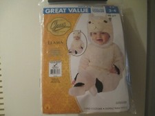 NEW IN BAG, LLAMA, , , Halloween Costume , TODDLER Child Size, 1-2 YRS