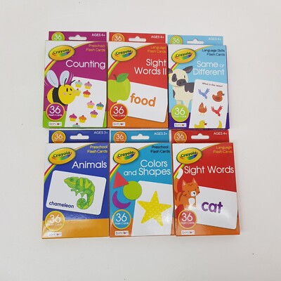 Crayola Animal | Sight Words I&II | Colors&Shapes | Same or Different| Counting