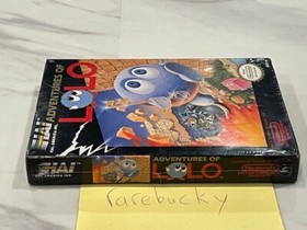 Adventures of Lolo (Nintendo NES) NEW SEALED H-SEAM, GOOD SHAPE, RARE!
