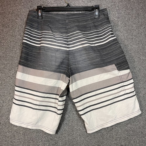 MOSSIMO SUPPLY CO, pantaloncini da tavola adulti taglia 30 multicolore surf spiaggia nuoto da uomo - Foto 9 di 10