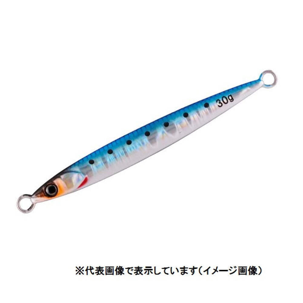JACKALL Metal Jig Big Backer – 3.1”, 2.1 Oz, Sardine/Magma Wave Holo, For Shore Jigging & Saltwater Fishing - View #9