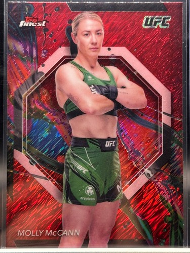 2024 Topps Finest UFC Molly McCann Common Red Shimmer #57 Strawweight - Bild 1 von 2
