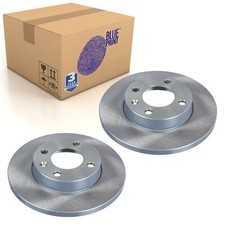 Image of Pair of Front Brake Disc Fits Volkswagen Audi OE 321615301 Blue Print ADV184352
