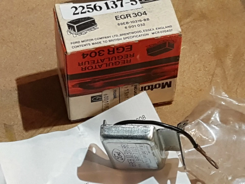 REGULADOR DE VOLTAJE FORD CAPRI CORTINA ESCORT+RS TC MEXICO LUCAS TR14 ¡NUEVO! Foto 4 de 4