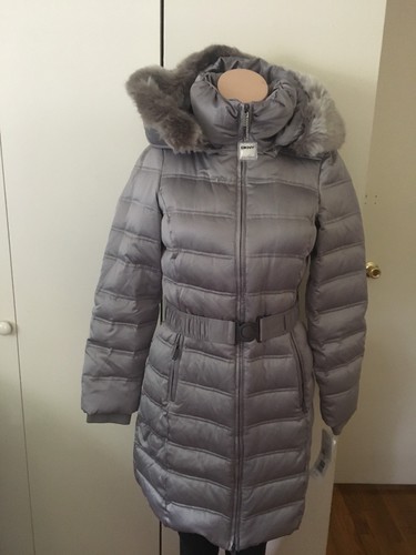 DKNY 5494 Womens Down Faux Fur 3-In-1 Parka Coat - Picture 3 of 9