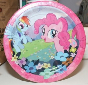 my little pony plates