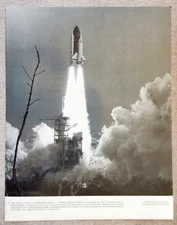 11X14 PHOTO NASA SHUTTLE COLUMBIA MISSION STS-9 LAUNCHING KENNEDY SPACE CENTER