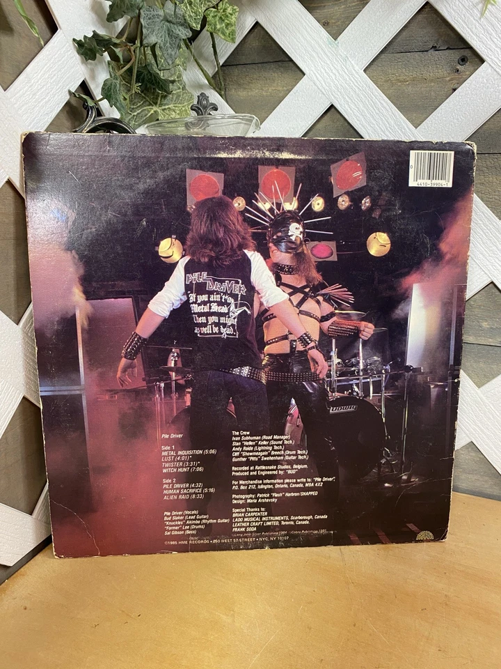Piledriver - Metal Inquisition 1985 LP HME Records FW 39904 G/G Foto 2 de 4