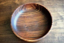 Rosewood wood bowl