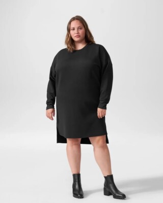 NEW UNIVERSAL STANDARD Ceres- Side Vent Sweatshirt Knit Minimalist Dress  2x