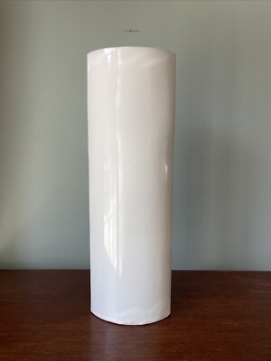 Vintage Bennington Potters David Gil Tall Vase 2034 ~ MCM ~ White ~ 17 1/4'' Tall