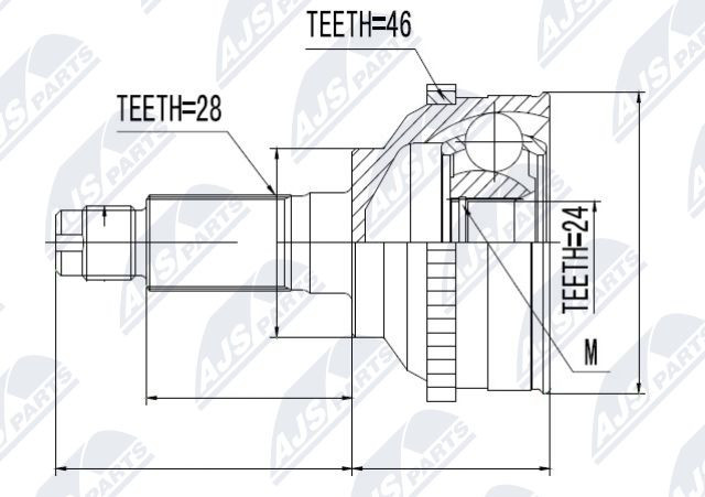 Fits NTY NPZ-KA-326 OUTER CV JOINT ⭐UK Stock⭐ - Image 6