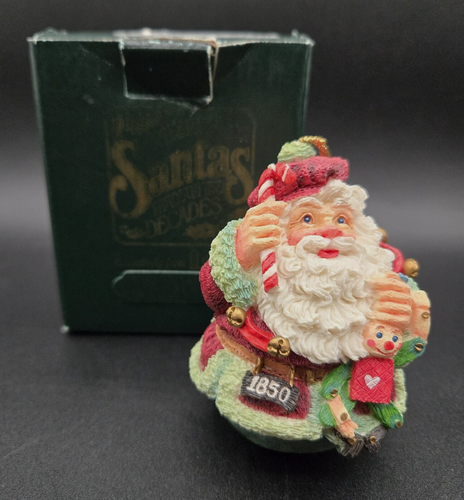 American Santas Through the Decades 1850 Roly Poly Candy Cane 66950 ...