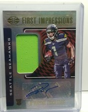 Dwayne Eskridge Illusions First Impressions Rpa 🔥#161/299🔥 Sick Patch
