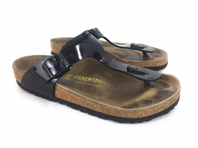 black thong birkenstocks