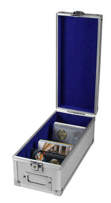 Münzkoffer 2Euro Coincards, Moneycards Alubox SAFE Blister Schutztruhe Sammelbox