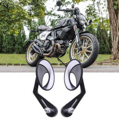 DE 7/8'' E-geprüft Motorrad Lenkerenden Spiegel Rückspiegel für Ducati Mondial