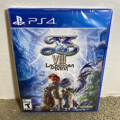 Ys VIII 8: Lacrimosa of Dana (PlayStation 4, PS4) USA Physical Factory Sealed