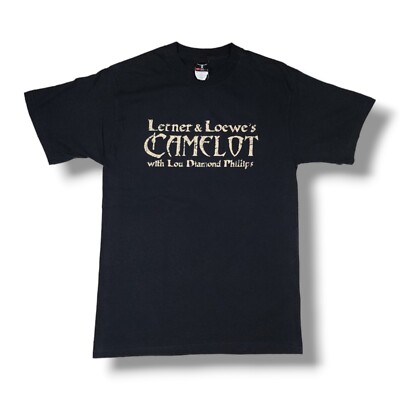 Lou Diamond Phillips Lerner & Loewe's Camelot Play Black Beefy-T Size M T-Shirt