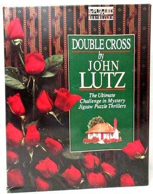 Jigsaw Puzzle Game DOUBLE CROSS John Lutz 1000 Pc 1989 Bepuzzled Complete